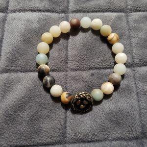 Beautiful multi Colored Glass Bead Bracelet